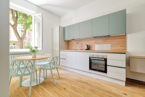 Appartement Confort, vue ville | Cuisine privée