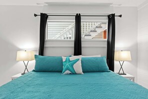 1 bedroom, iron/ironing board, travel crib, WiFi