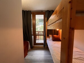 1 makuuhuone, vuodevaatteet