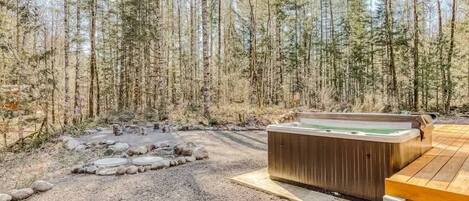 Bain à remous extérieur