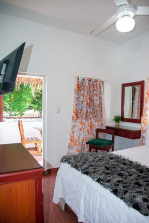 Classic Double Room, Partial Sea View | Terrace/patio