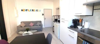 Chez Benjamin -> Sleeps 2 to 4 in the center of Azay