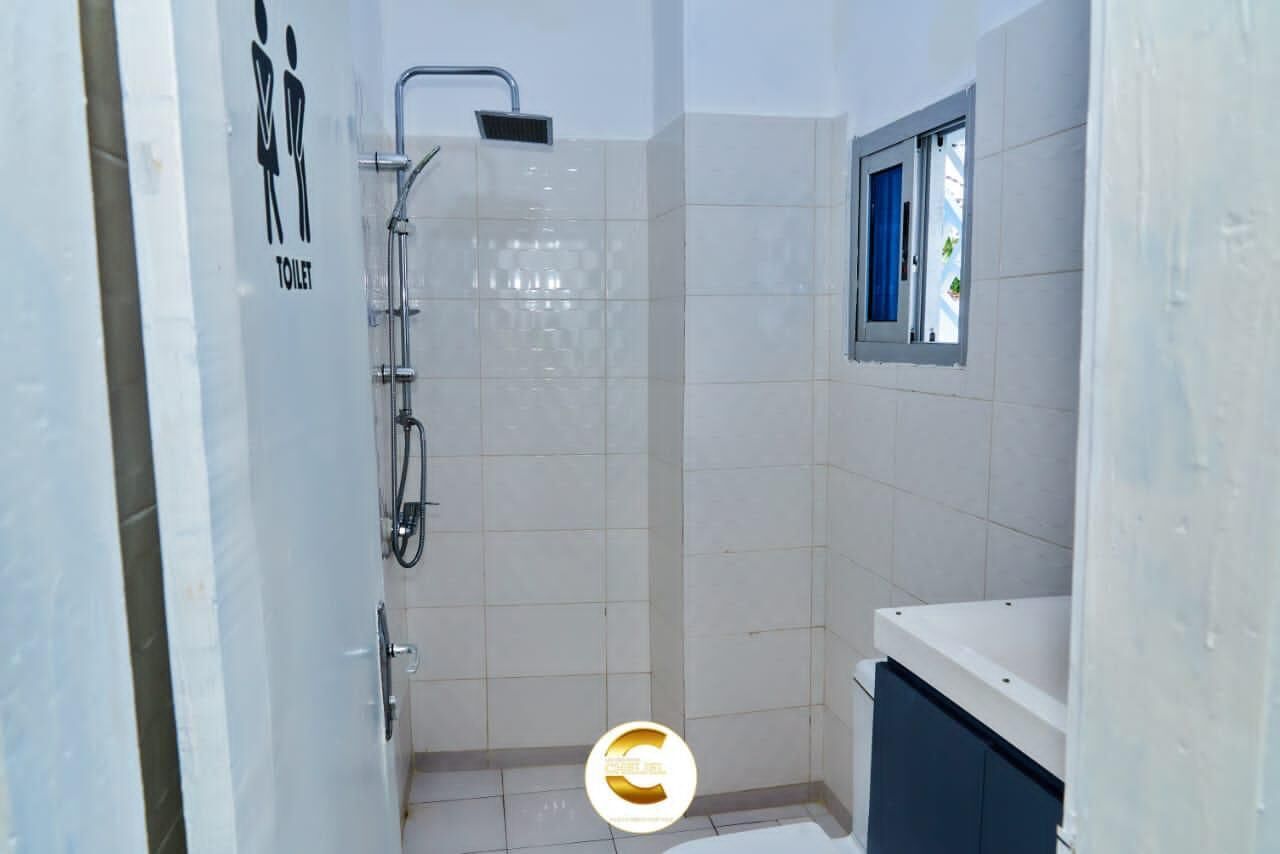 Towels, soap, toilet paper