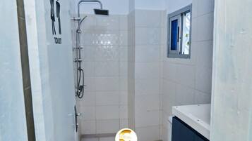 Towels, soap, toilet paper