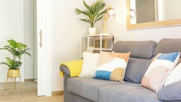 Een strijkplank/strijkijzer, gratis wifi