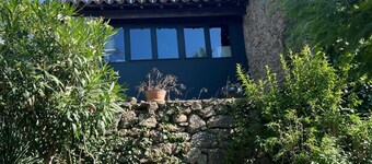 Charming stone house with secluded interior terraces