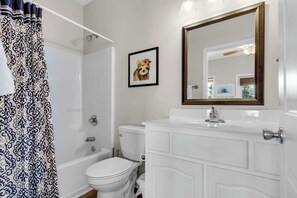 Douche, serviettes fournies