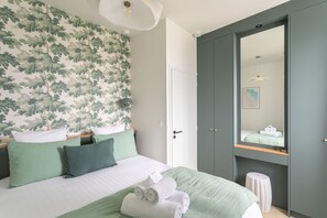 2 habitaciones, tabla de planchar con plancha y wifi gratis 