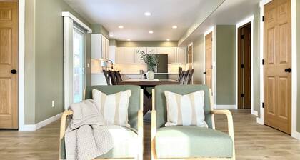 Sunny and Stylish Home with Views and huge fully fenced backyard