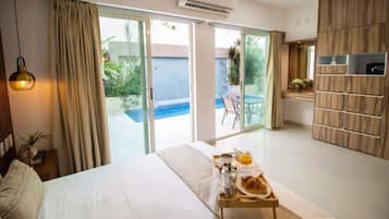 1 bedroom, iron/ironing board, travel crib, WiFi