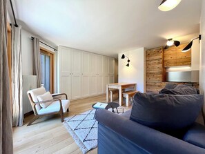 Living area - Les Tulipes Blanches (Megève)