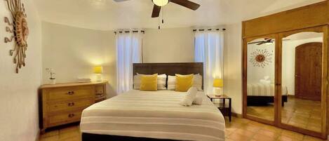 1 chambre, fer et planche à repasser, Wi-Fi, draps fournis