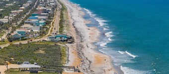 Oceanfront Flagler Beach Condo | Wraparound Balcony & Pool