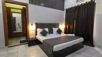 Quarto casal luxo, vista para a cidade