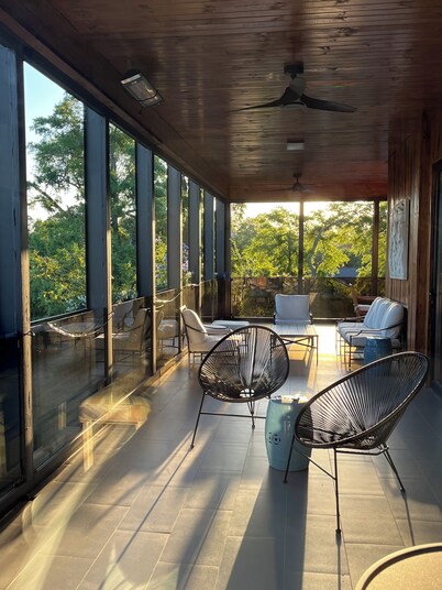 Luxury Mid-Century 7-Bed Estate Near Augusta National with Pool & Sunset Views