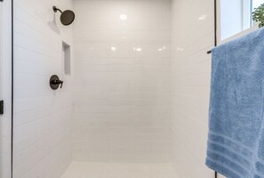 Hair dryer, towels