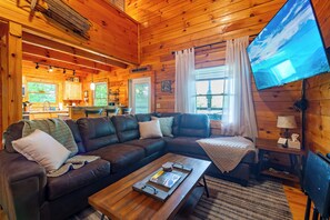 Smart TV, caminetto, tavolo da calcetto