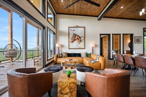 TV, fireplace, video games, books