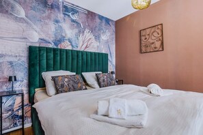 1 chambre, coffre-fort, accès au Wi-Fi (inclus), literie fournie