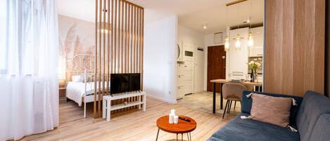 1 makuuhuone, työpöytä, silitysrauta/-lauta, ilmainen Wi-Fi