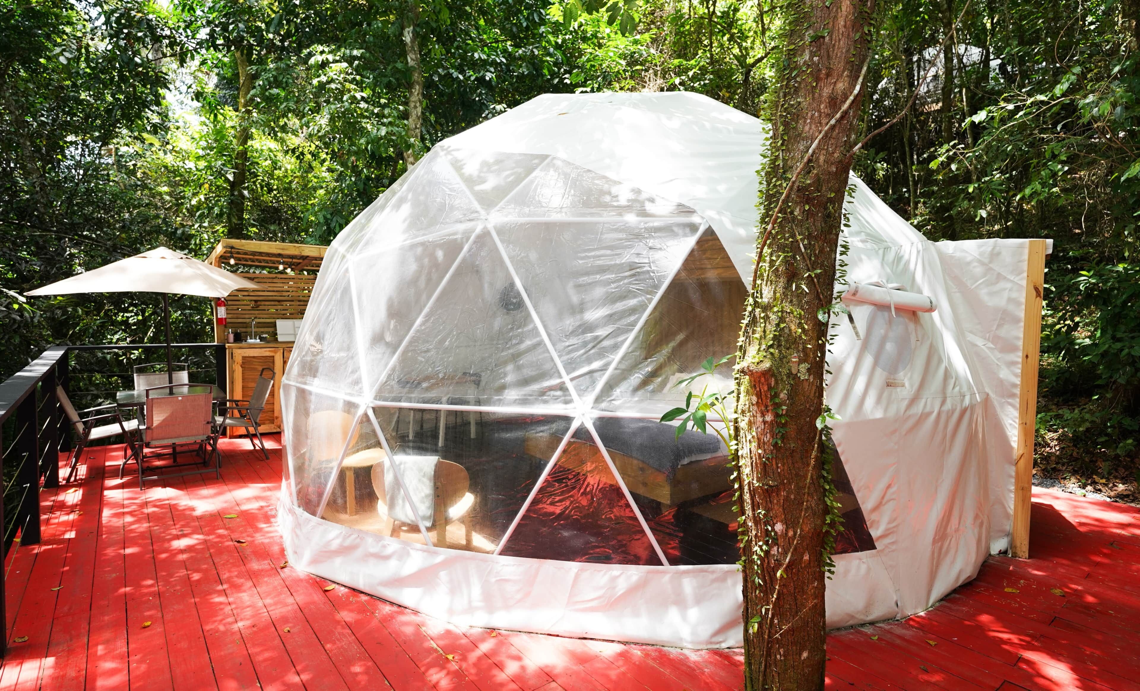 Opções para refeição ao ar livre