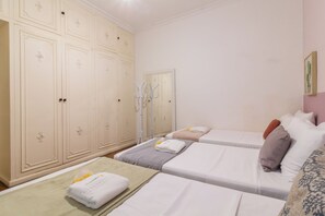 Blackout drapes, iron/ironing board, free WiFi, bed sheets