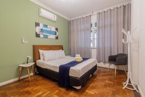 Blackout drapes, iron/ironing board, free WiFi, bed sheets