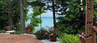Old Mission Peninsula Private Sandy Beachfront Home