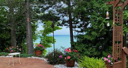 Old Mission Peninsula Private Sandy Beachfront Home