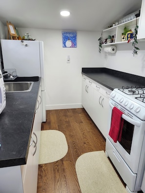 Microwave, oven, stovetop