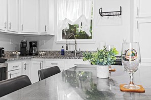 Fridge, microwave, oven, stovetop - 2-Unit Work Friendly Stay | Near Breweries & NuLu! (Louisville)