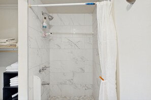 Hair dryer, towels