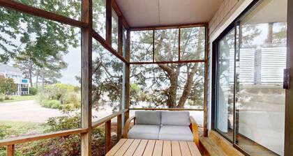 East of Sun condo with water-view, on-site pool & tennis - near beach