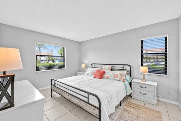 2 bedrooms, iron/ironing board, travel crib, WiFi