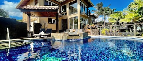 Una piscina climatizada