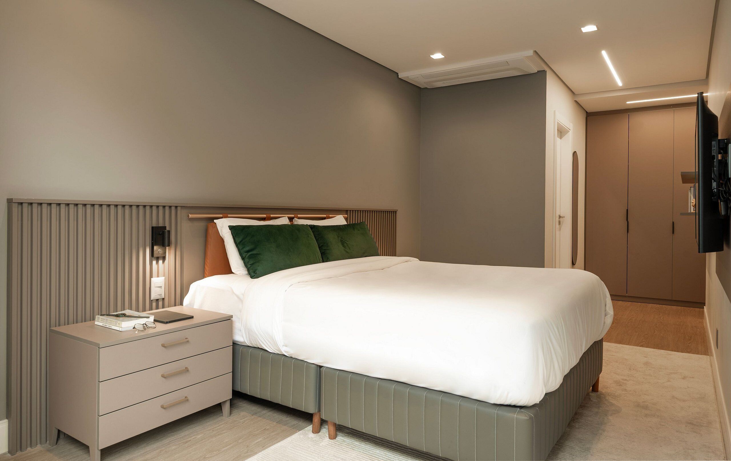 舒適公寓 | 手提電腦工作空間、免費 Wi-Fi、床單