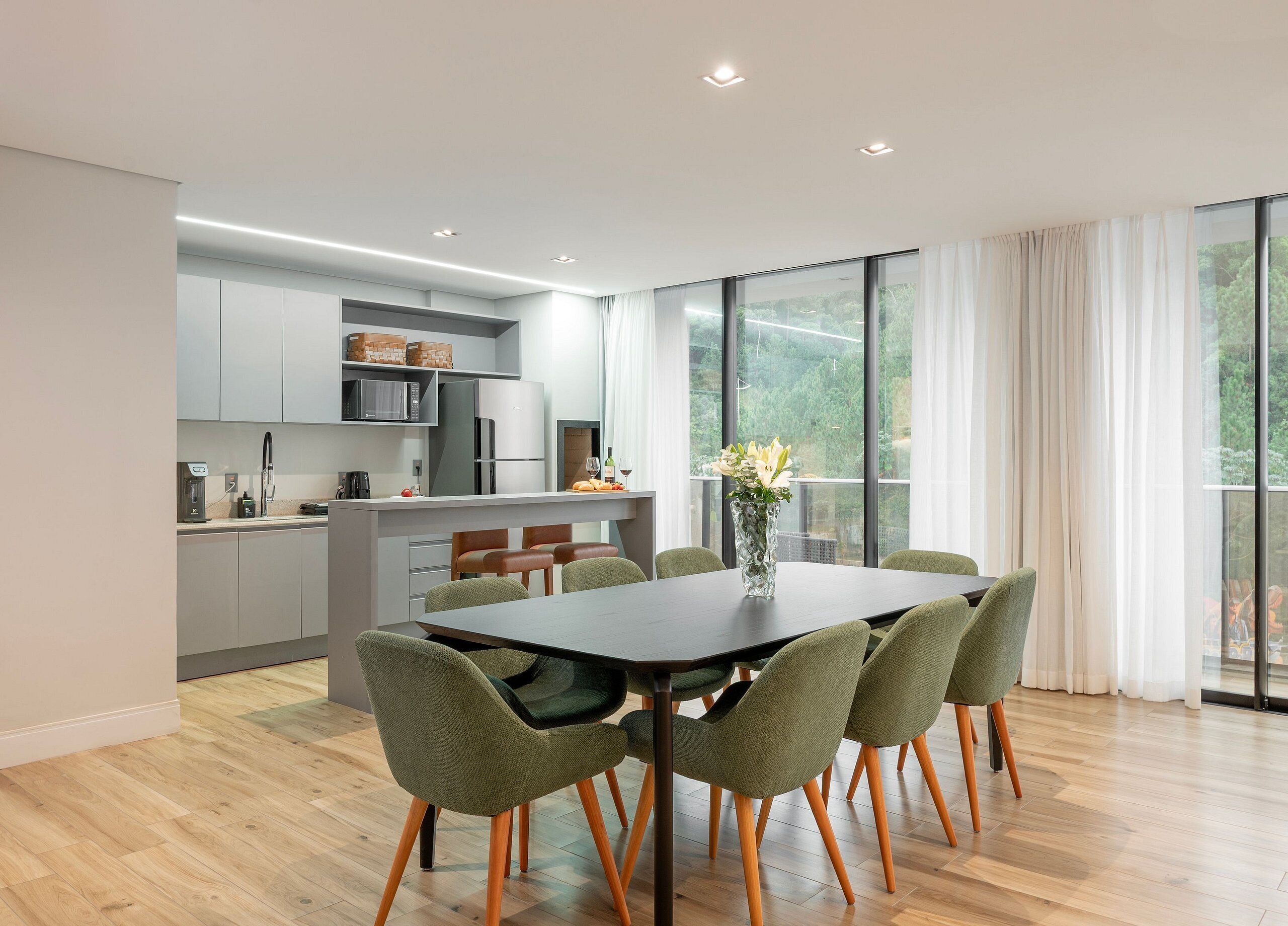Apartamento club | Opções para refeição