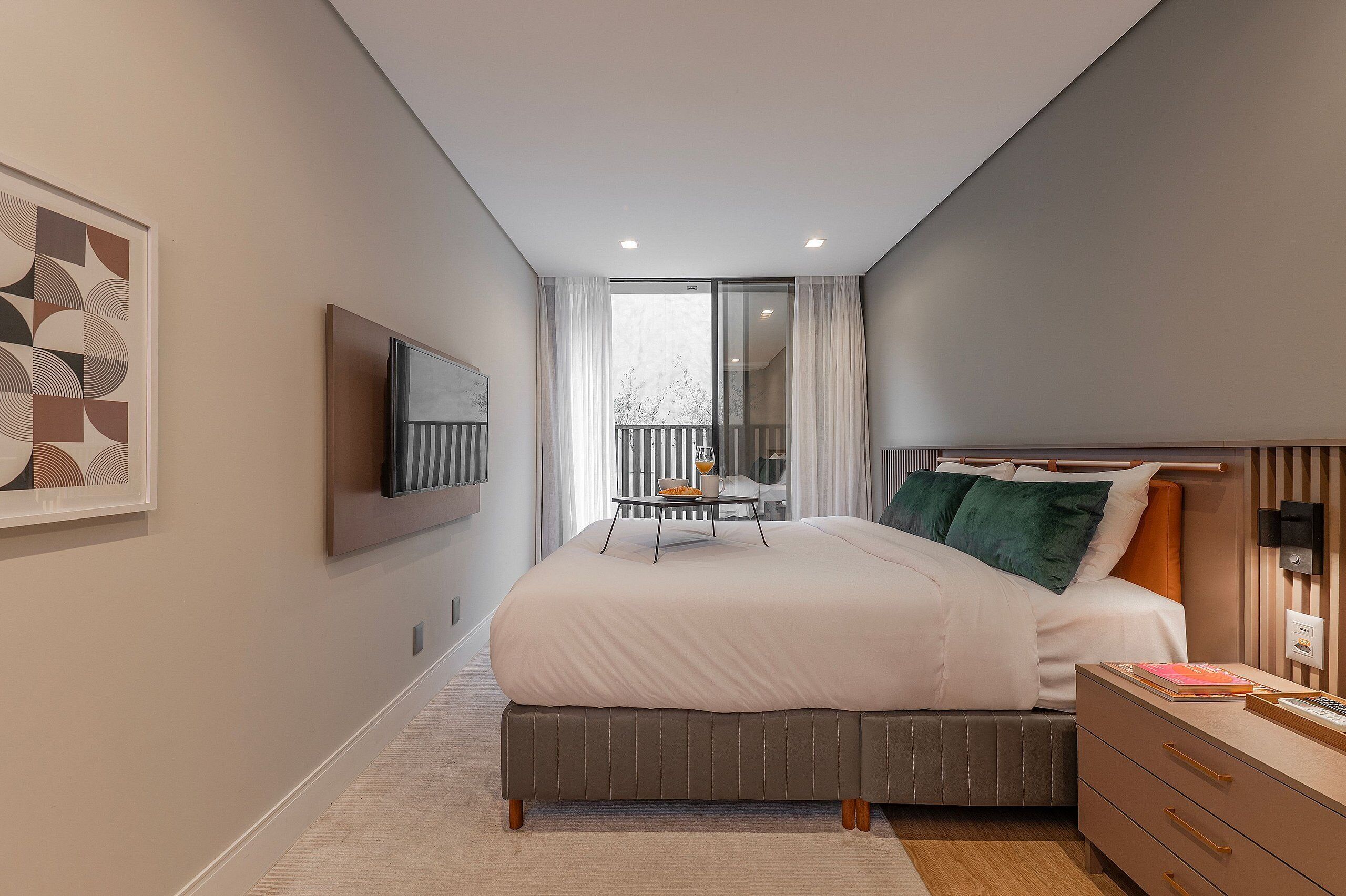 Elite-Apartment | Laptopgeeigneter Arbeitsplatz, kostenloses WLAN, Bettwäsche