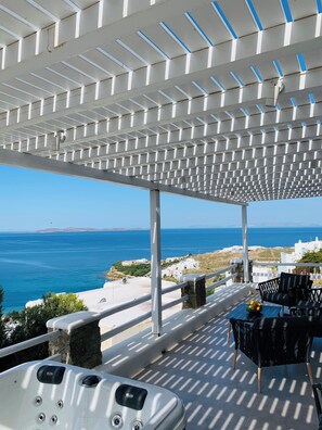 Terrace/patio - Seaview & Jacuzzi (Mykonos)