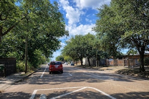 Parkering på området