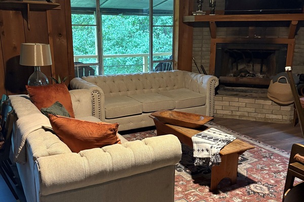 TV connectée, cheminée