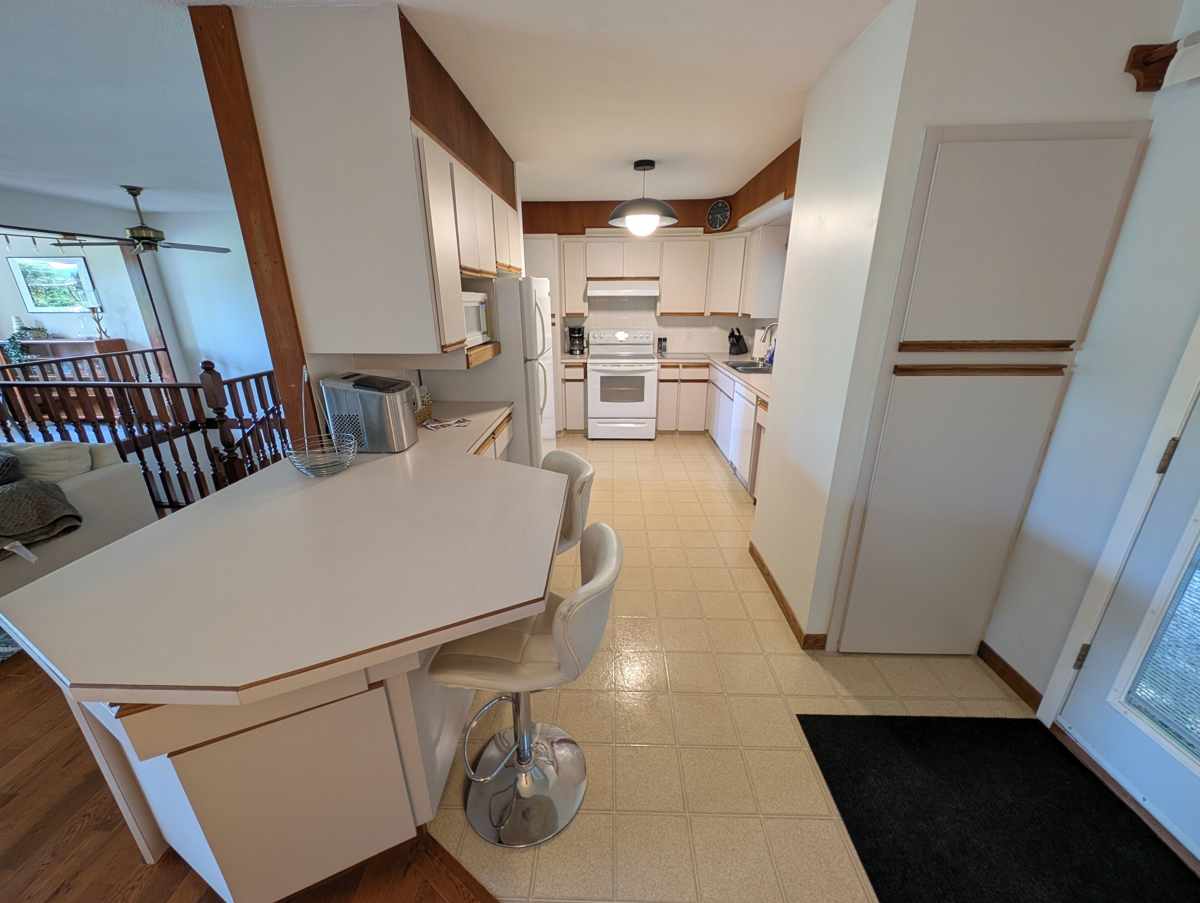 View of Kitchen from Dining Area