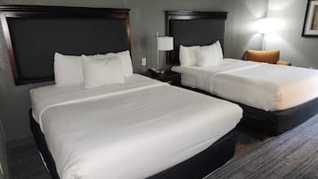 Standard Room, 2 Queen Beds, Non Smoking | Premium bedding, down duvets, pillow-top beds, desk