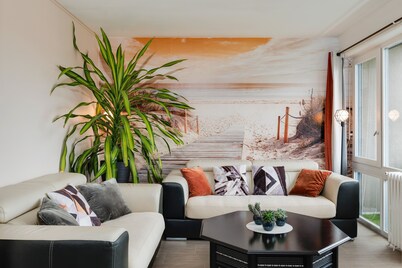 Air-conditioned T4 Apartment with Tennis – Comfort, Garden and Leisure in Le Bouscat