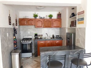 Private kitchen - Nice apartment located in downtown Colima (petfriendly) (colima)