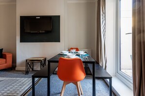 Classic House | Living area | 1-inch TV with digital channels