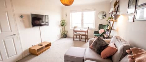 Classic Apartment | Living area | 1-inch TV with digital channels