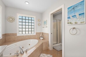 Douche, serviettes fournies