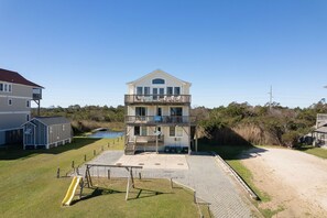Exterior - Gone Coastal: Private Pool, Hot Tub, Ocean and Sunset Views! (Nags Head)