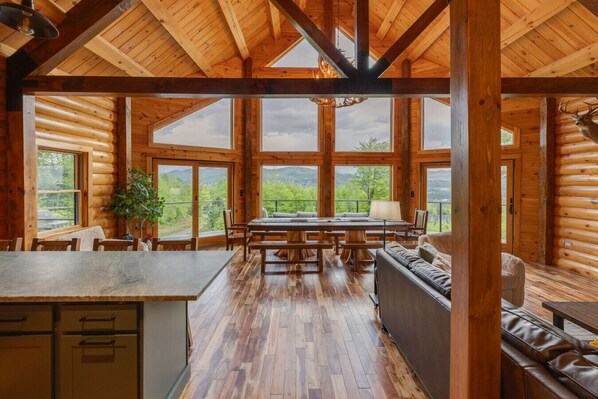 TV connectée, cheminée